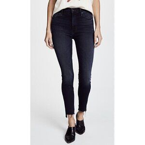 NWT Mother Jeans The Stunner Two Step Fray Holding Hands 26 Dark Blue 08…